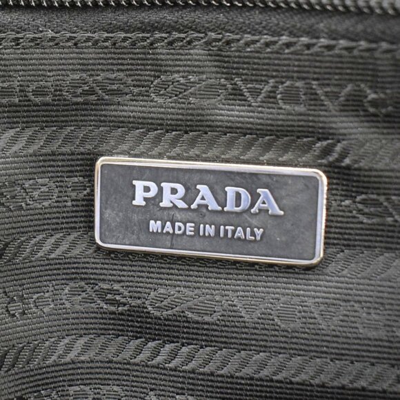 PRADA Re- Nylon Saffiano Leather Viaggio Duffle Bag Black - Picture 12 of 13